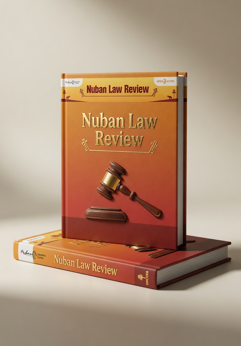 NUBAN LAW REVIEW is a peer-reviewed academic journal devoted to the advancement of legal scholarship and critical discourse on contemporary legal issues. The journal serves as a platform for academics, researchers, legal practitioners, and students to publish high-quality research and conceptual studies within the field of law.  NUBAN LAW REVIEW emphasizes scholarly contributions that address the dynamic relationship between law, justice, governance, and society in both national and global contexts. The journal encourages critical, analytical, and interdisciplinary approaches to contemporary legal developments, particularly those relevant to constitutionalism, civil law, Islamic law, human rights, and legal reform.  All submitted manuscripts undergo a rigorous double-blind peer review process to ensure academic quality, originality, and ethical publication standards. The journal is committed to maintaining integrity, professionalism, and excellence in academic publishing.  NUBAN LAW REVIEW is published periodically and welcomes contributions from scholars and researchers from diverse institutions and legal traditions.